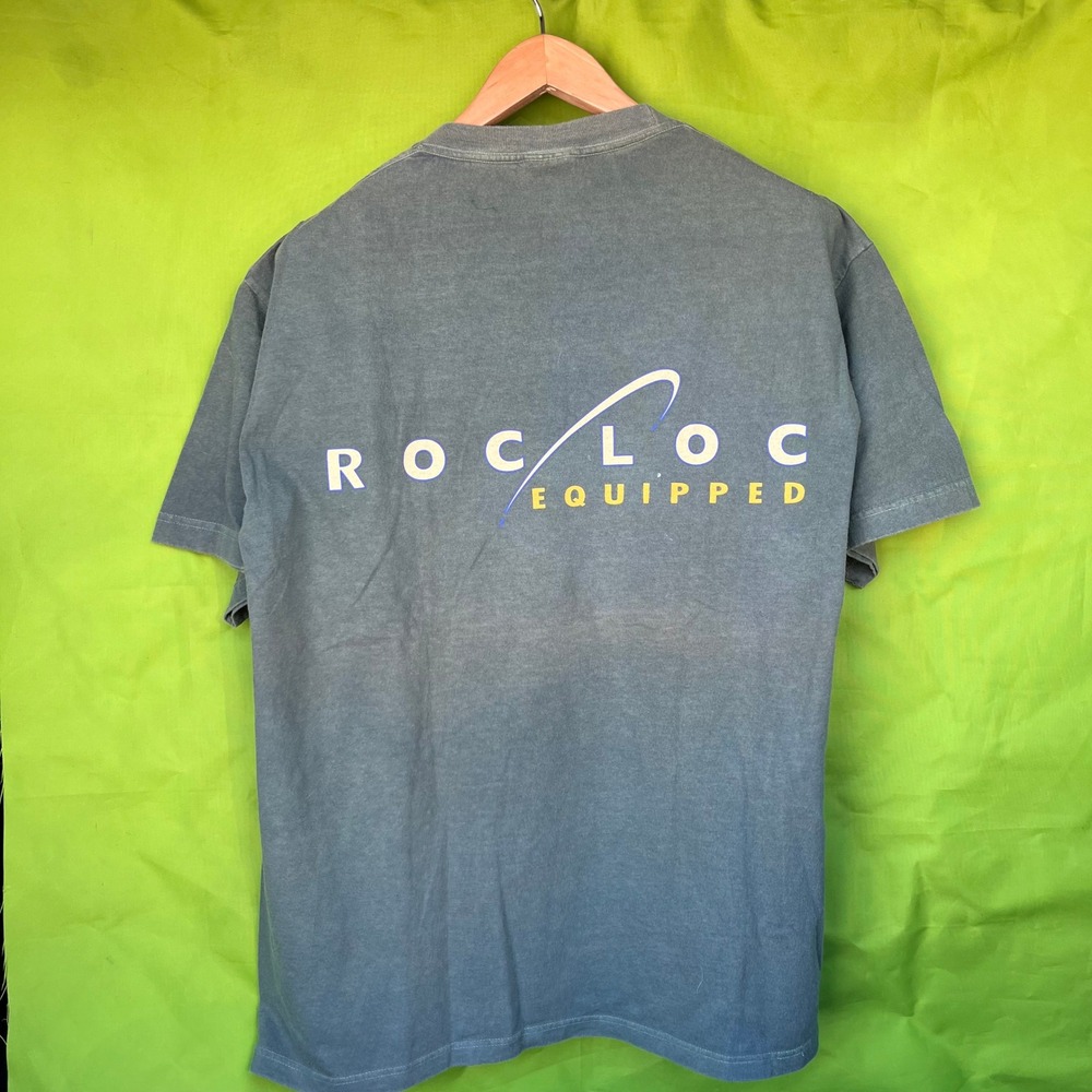 Vintage Giro Roc Loc Equipped T-Shirt XL green sports